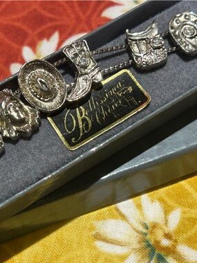 BELLISSIMA CHOICE Western Slide Silver Charm BRACELET